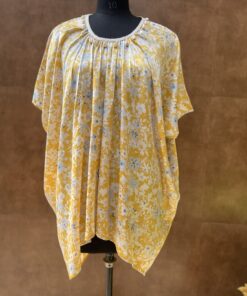 SATIN PRINTED KAFTAAN TOP