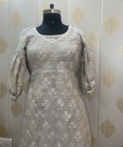 COTTON HAND EMROIDERED DRESS