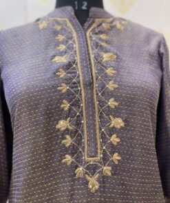 COTTON HAND EMBROIDERED KURTA