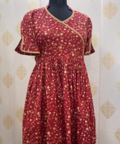 COTTON ANGRAKHA STYLE KURTA