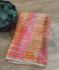 PRINTED DUPIAN SILK SAREE