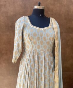 Banarsi georgette anarkali -set of 3